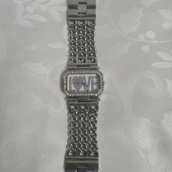 Guess Silver Love Bling Watch - Picture 1 of 4